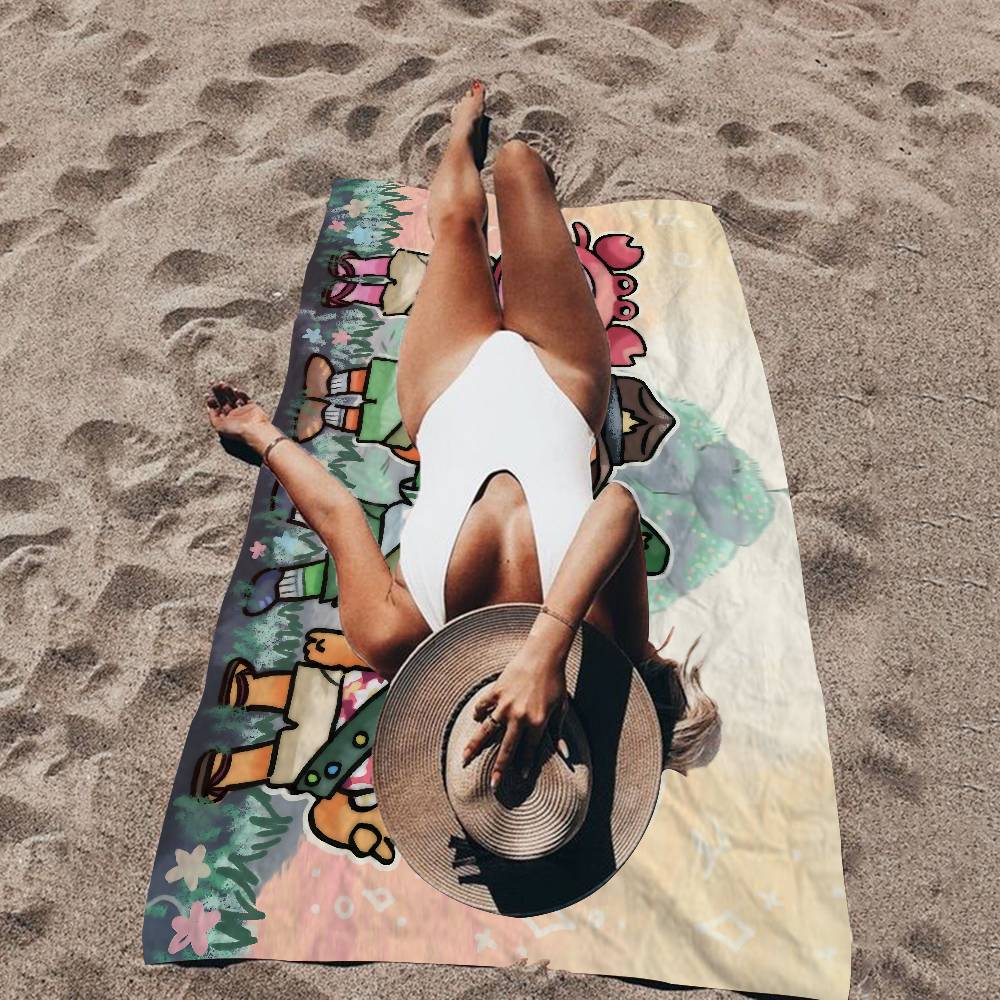 Popular Game Peak Microfiber Microfiber Printed Beach Towel Mountain Climbing Yoga Beach Swimming Running Absorbent Soft Towel