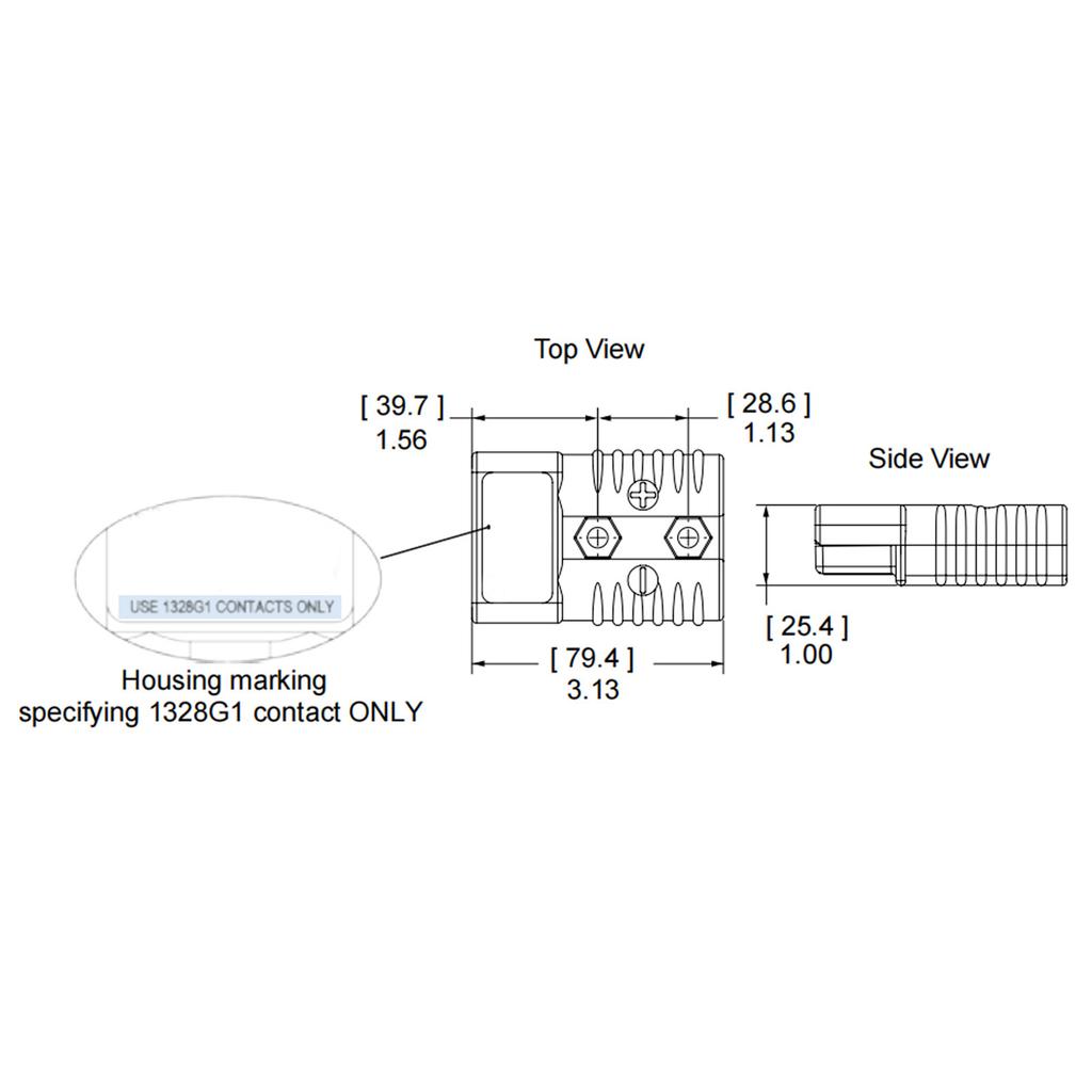 Battery Connect Disconnect Plug Terminal SB175A Battery Cable Quick Connector Suitable for Forklifts Boats