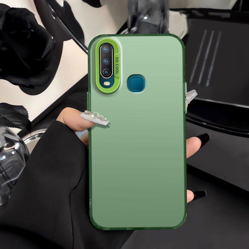 For Vivo Y17 Deksel vivo Y15 Telefondeksel vivo Y12 Deksel vivo Y11 2019 Deksel 1902 V1901A Luksuriøst Metallisk Aurora Hud Matt Deksel