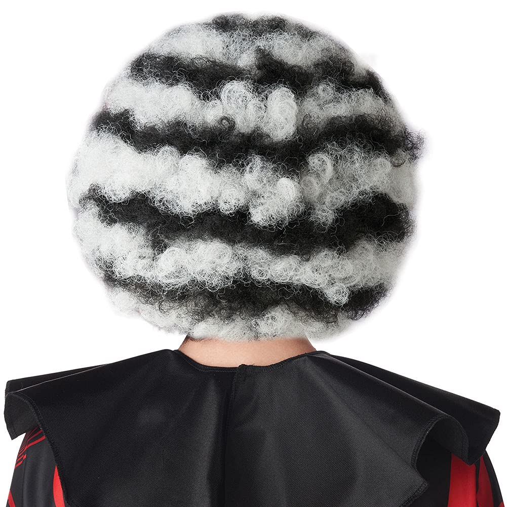 California Costumes Black and White Spiral Clown Afro Costume Wig 7221-216