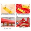 Race Car Track Toy Set Flexible Rail Car Track Tough Suction Cup Bendable Loopable Kids Car Toy Adhesive Rail Car Play Kit