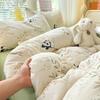 Class A Maternal And Infant Grade Washed Cotton Bed Four-Piece Set, Children'S Cartoon Bed Sheet Quilt Cover, Dormitory Single Quilt Cover 3Pcs Set
