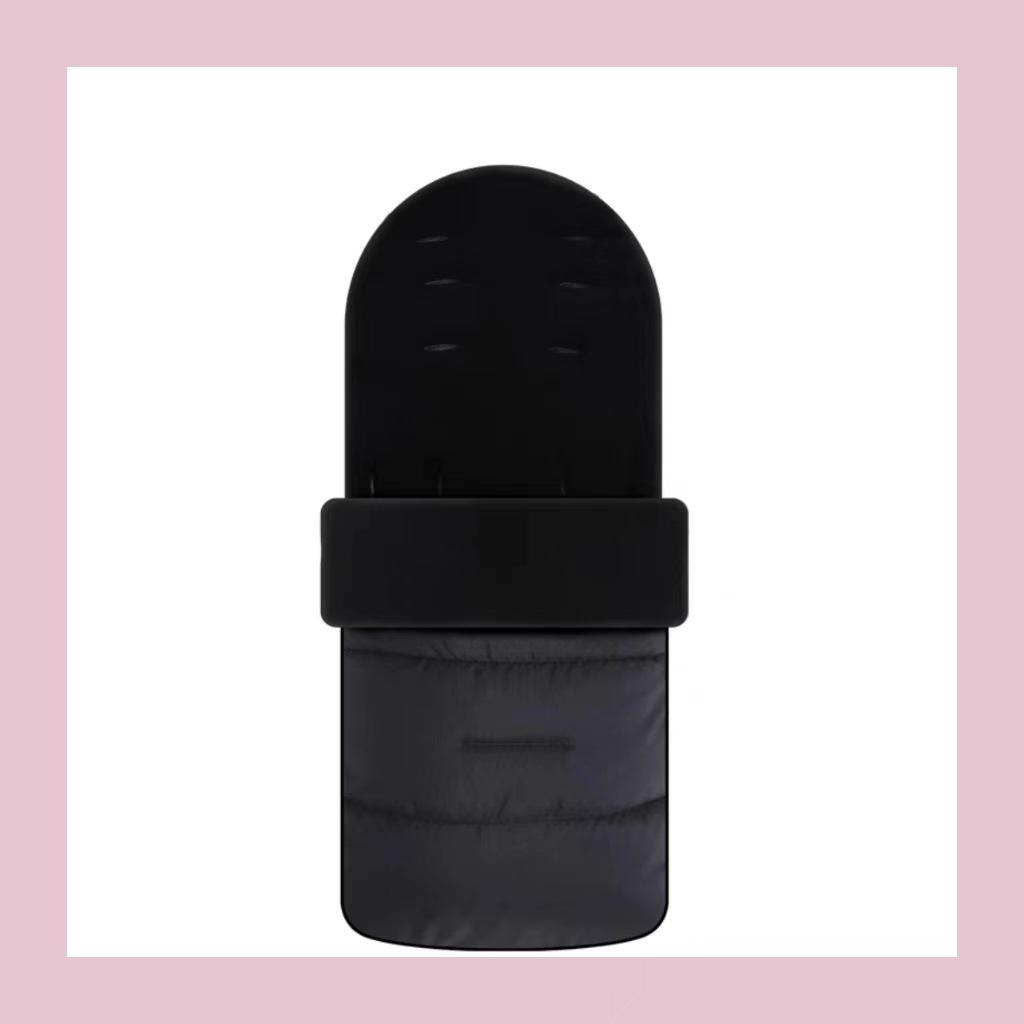Windproof Winter Sleeping Bag with Thick Foot Cover for Baby Stroller – Cozy and Warm Cotton Pad for Cold Weather Outings
