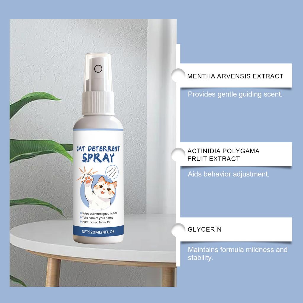 -scratch spray, gentle , protects furniture, behavior guidance and correction spray, 120ML