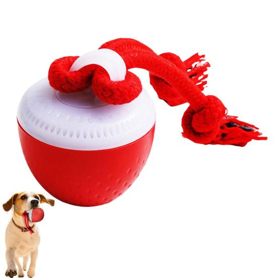 Interactive Dog Toy Ball Pets Electric Ball with Ropes Automatic Moving And Rolling Pet Toy for Small Medium Large Dogs Daily Training And Exercise
