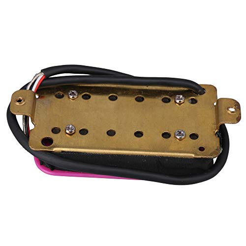 Yibuy Pair of Purple Electric Guitar Humbuckers, Dual Coil, Noiseless, Ceramic Magnet