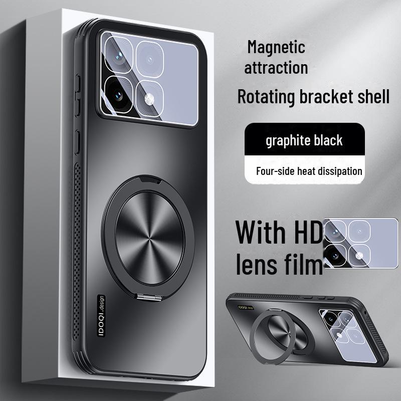 

Redmi K70 Pro Case: Heat Dissipation, Lens Protection, Anti-Fall Magnetic Stand for K70 Extreme Edition Redmi K70 Pro