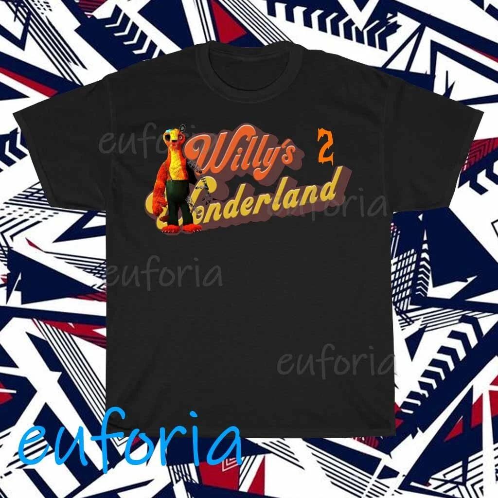 Новая футболка Willys Wonderland Логотип фильма Футболка Смешная Размеры от S до 5XL XS