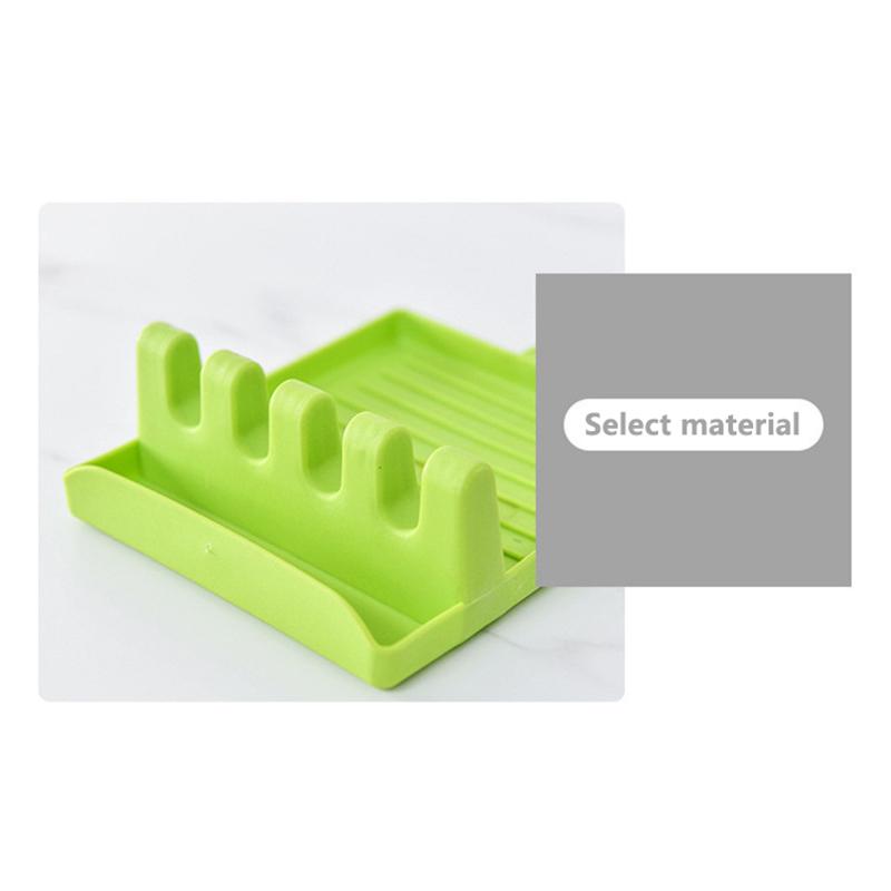 Kitchen Spoon Holders Pot Lid Rack Pot Lid Cooking Tool Tableware Storage Rack Spoon Chopsticks Holder Spatula Drain Rack Gadget