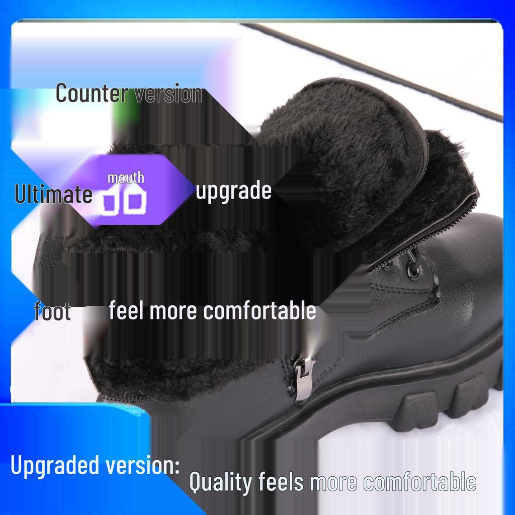 Γυναικείες Μπότες Martin Βελούδινες Ψηλές - Νέες 2025 Κορεατικό Στυλ, Φθινόπωρο/Χειμώνας, Με Ψηλό Τακούνι, Μέχρι τη Μέση της Γάμπας.