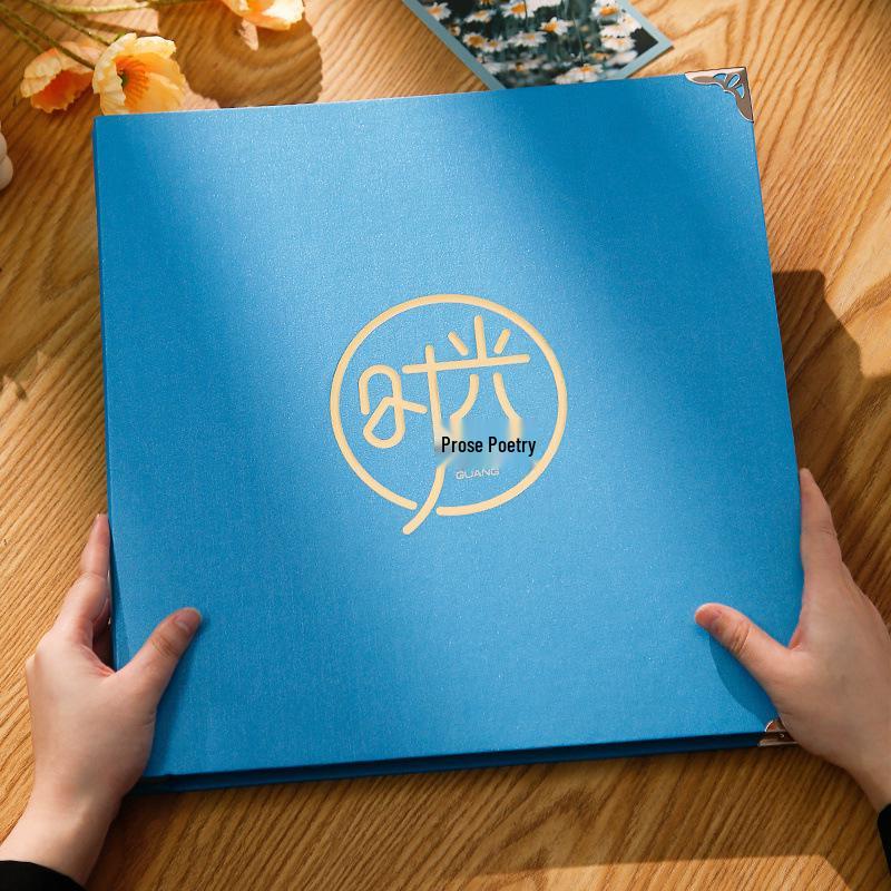 Álbum de Fotos Autoadhesivo Hecho a Mano de Gran Capacidad para Recuerdos Familiares y de Bebé