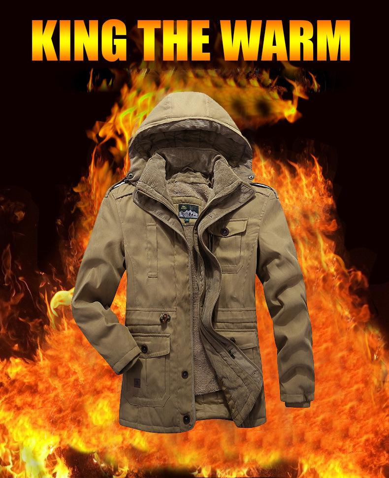 Осенняя и зимняя одежда на хлопковой подкладке для мужчин — фото 6