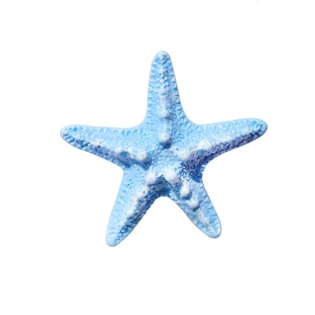 

Korean Instagram Blogger Sky Blue Starfish Hair Clip Sweet Cool Seaside Vacation Duckbill Geometric Side Bangs