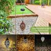 Outdoor Solar Lantern Hanging Light LED Waterproof Yard Patio Garden Lamp Decoration New