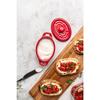 Staub Mini Cocotte Oval Cherry 11cm Heat-Resistant Storage Container Microwave Safe [Official Japanese Retailer] Ceramic Cocotte Oval 40511-086