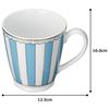 Noritake Carnival Mug, 295cc, Light Blue, Fine Porcelain, Q001AM-253