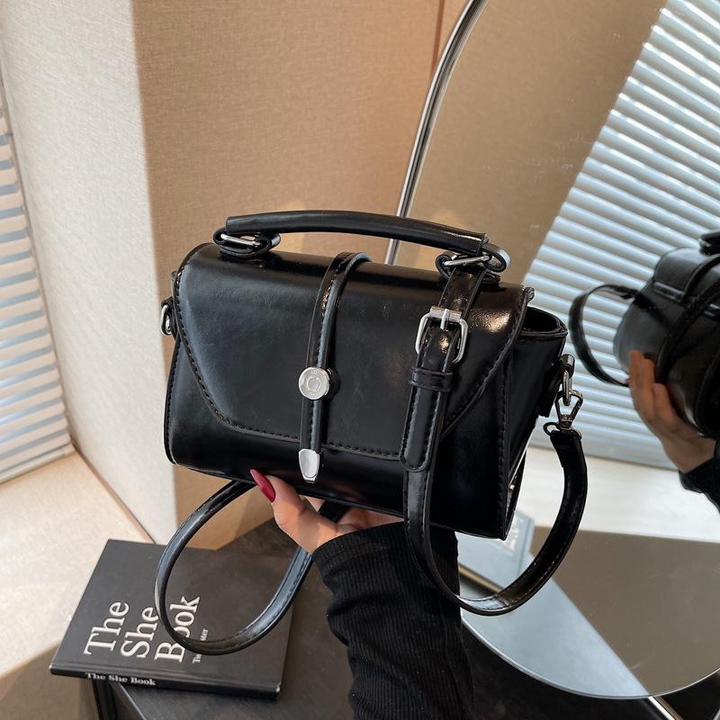 Premium handbag bag women's new popular silver shoulder bag casual versatile messenger small square bag