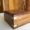 Vintage Marine Compass In Wooden Box with