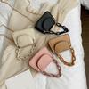 Women Crossbody Bag Small Handbag with Removable Metal Chain Shoulder Strap Crossbody Purse for Phone Lipstick Cards