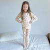 Tutuxiaoxiang Girls' Cotton Pajama & Thermal Underwear Set