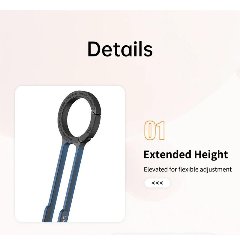 Alloy Phone Tripod Carabiner-Mounted For iPhone Portable Dual-sided Magnetic Tripod Desk Mount Phone Handle Holder Vlog Video