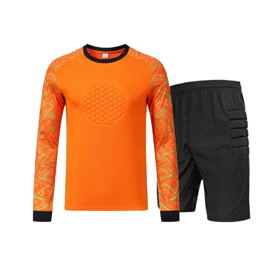 Children's Goalkeeper Anti-fall Long-sleeve Football Training Set