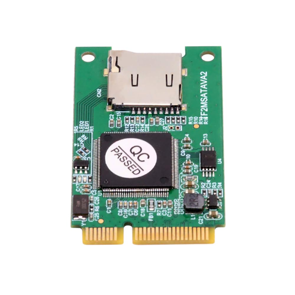 NFHK 30x50mm MSATA to MicroSD T-Flash TF Card Rear Adapter for Industrial Mobile SSDs, Embedded Type, NF-EP-041-3050MM