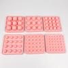 9/16/25/36 Gniazd Okrągłe Kulki Formy do Czekolady z Pokrywką Silikonowe Spożywcze Nieprzywierające Cukierki Ciasto Kostki Lodu Akcesoria do Pieczenia