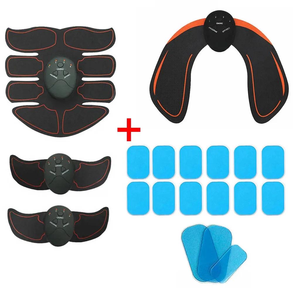 Ems Abdominal Muscle Stimulator Electric Hip Trainer for Home Gym Muscle Toner Slimming Massager