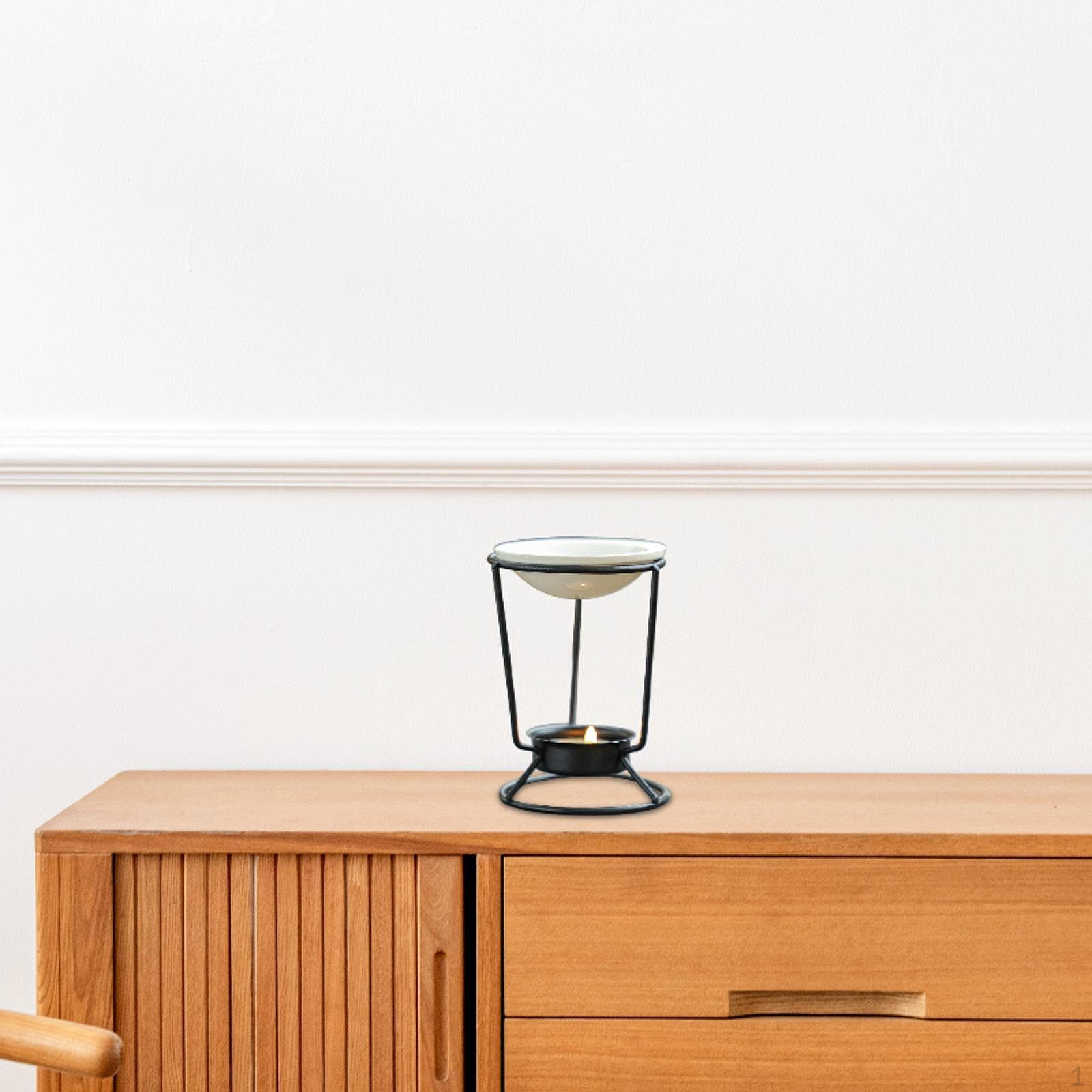 Essential Oils Burner Delicate Aroma Diffuser for Home Desk Bathroom