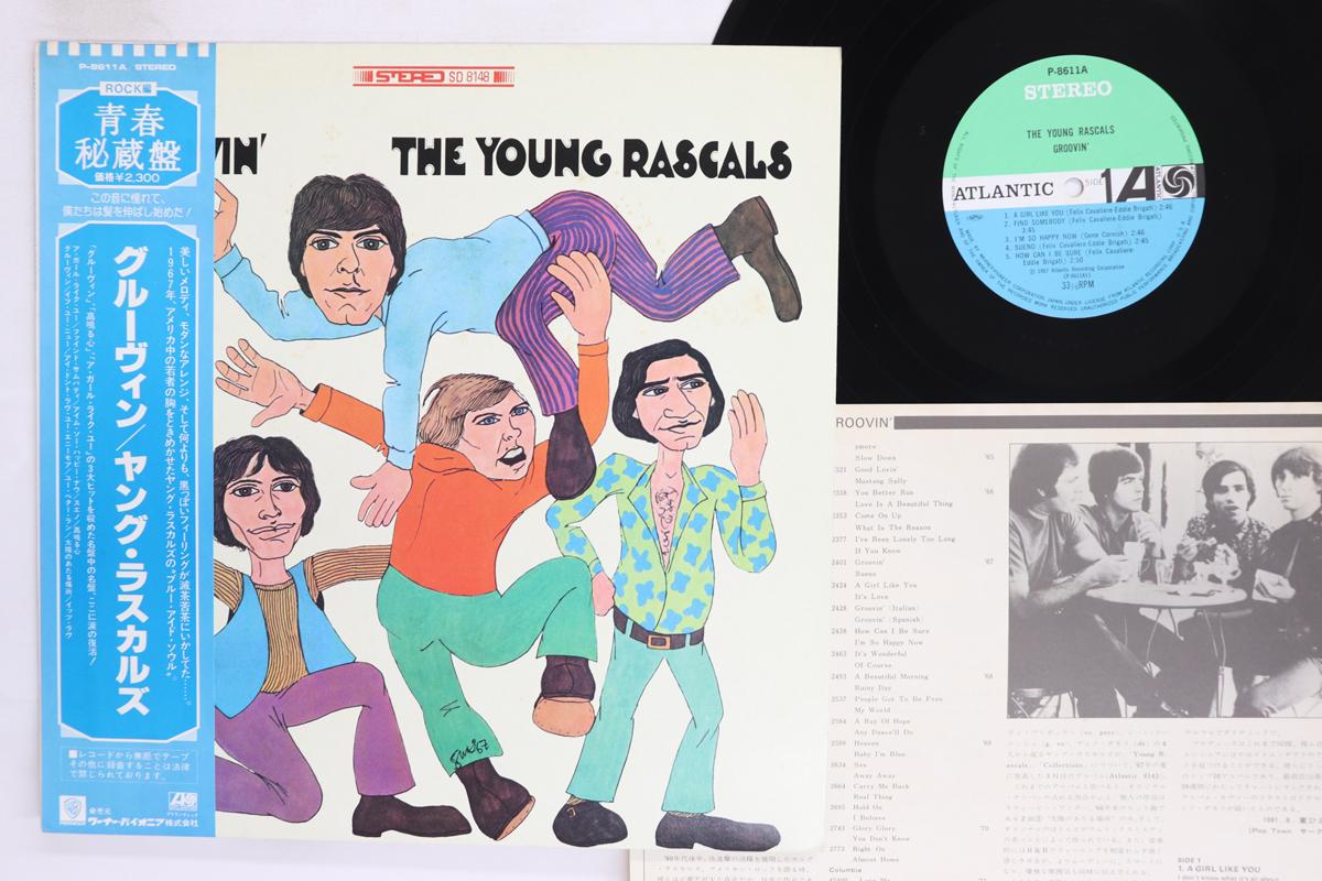 

LP Record YOUNG RASCALS Groovin P8611A ATLANTIC 1981 Japan Obi Rock Used