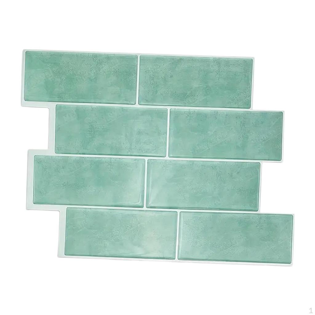 Abziehen und Aufkleben Wandfliesen Spritzschutz Aufkleber Faux Keramik Panel für Schlafzimmer
