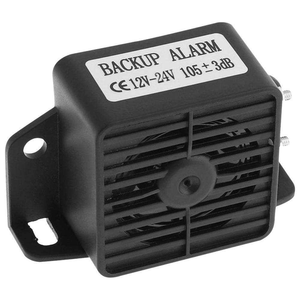 12-60V Decibel Backup 107dB Sound Warning Alarm IPX6 Waterproof Car Horn Reversing Horn for Vehicle Reversing Reminder