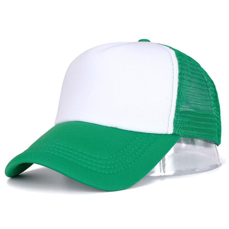 Fashion Men Baseball Cap Blank Mesh Camouflage Solid Color Hip Hop Hat Outdoor Sports Unisex Summer Hat Trucker Caps Unisex