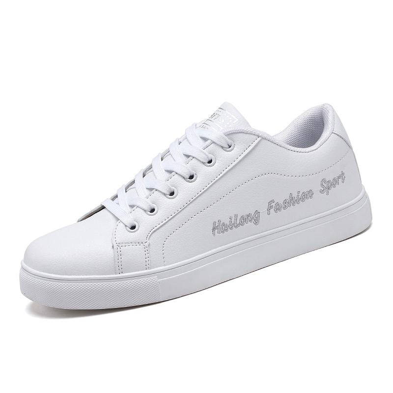 

Men s casual sports shoes, fashionable, comfortable and breathable loafers, walking and running shoes, white sneakers 44