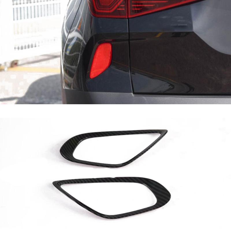 For Kia Seltos    ABS Front rear Fog light lamp Trim Cover Reflector Foglight Lamp Cover Sticker Accessories