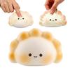 Kawaii Dumpling Squishy Stress Relief Toy Cute Squeeze Fidget Toys For Kids Adults Slow Rising Sensory Toy Desk Decor Gift
