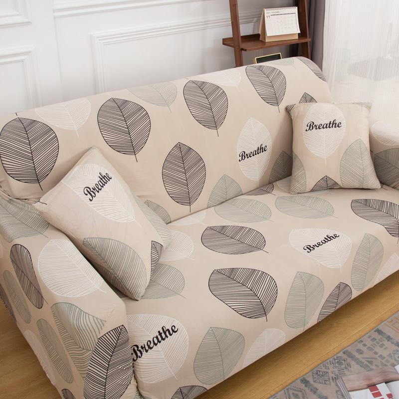 Baskılı Streç Kanepe Kanepe Kılıfı Oturma Odası L Şeklinde Kombinasyon Şezlong Kanepe Kılıfı Ev Dekoru 1/2/3/4 Koltuk Çıkarılabilir