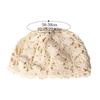 Flowers Knitted Hat Hollowed Out Skullies Hat Breathable Sun Visor  for Women