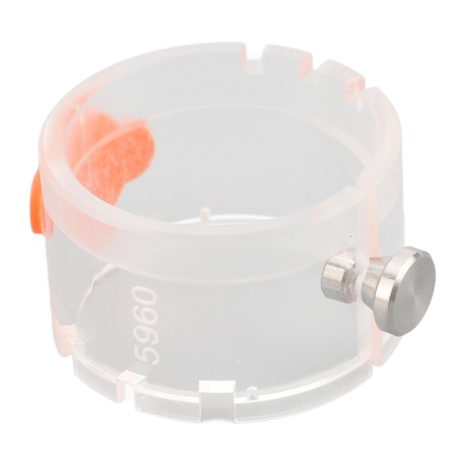 Support de Mouvement de Montre en Plastique Fixateur de Mouvement Base Outil Professionnel de Réparation de Mouvement de Montre pour white