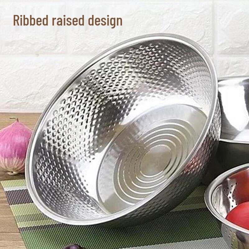 Baishide 3-Piece Drain Basin & Rice Sieve Set