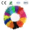 Elastici Arcobaleno in Gomma TPR ad Alta Elasticità da 1,5 cm per Braccialetti Intrecciati Fai da Te per Bambini - Confezione da 500g