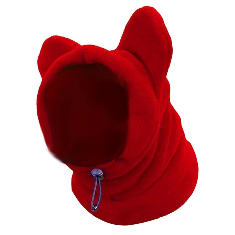 Solid Color Dog Fleece Hats Soft Dog Headgear Pets Supplies Dog Warm Caps Pet Use