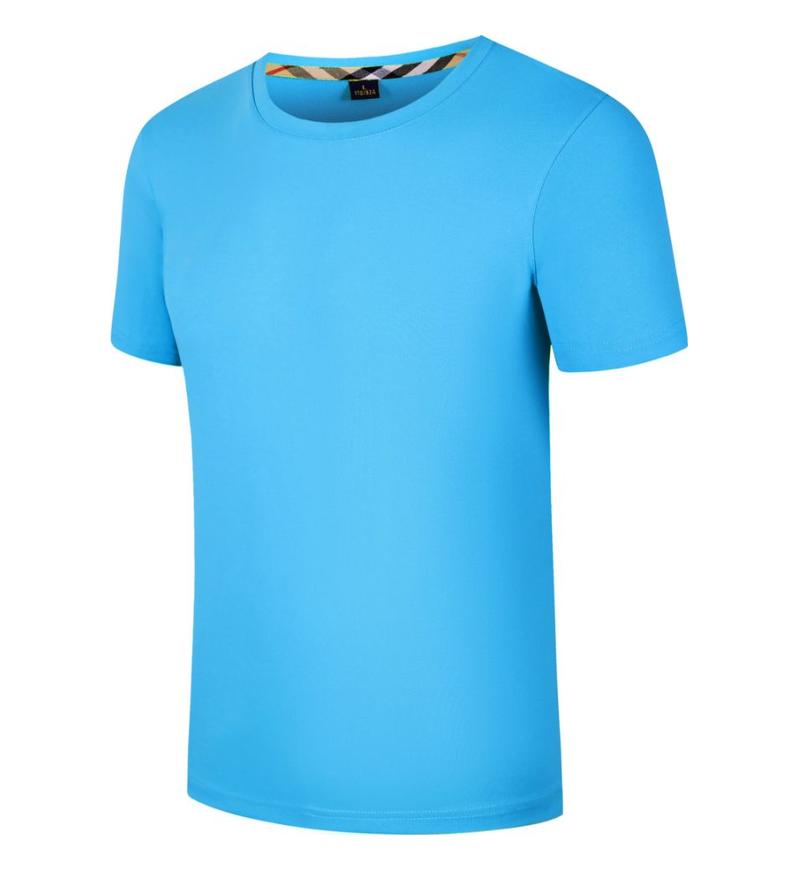 Minimalist Breathable Unisex Tee Solid Color Unisex T-shirt for Women and Men Summer Crew Neck Lightweight Tops YG-002
