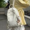 Schoolbag Simple Solid Color Backpack Women's Summer Korean Style Backpack Women's Spring Summer Versatile Women's Small Backpack Women