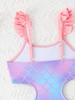 2026 Cute Girls' One-Piece Swimwear - Small & Medium Children's Bikini