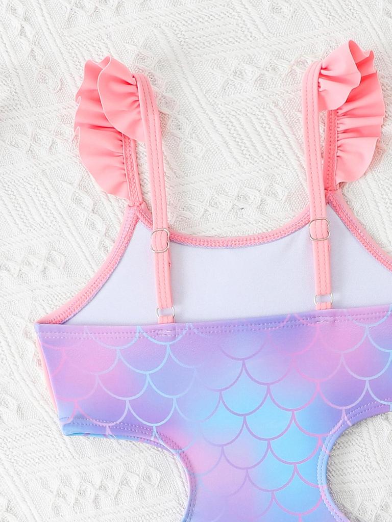 2026 Cute Girls' One-Piece Swimwear - Small & Medium Children's Bikini