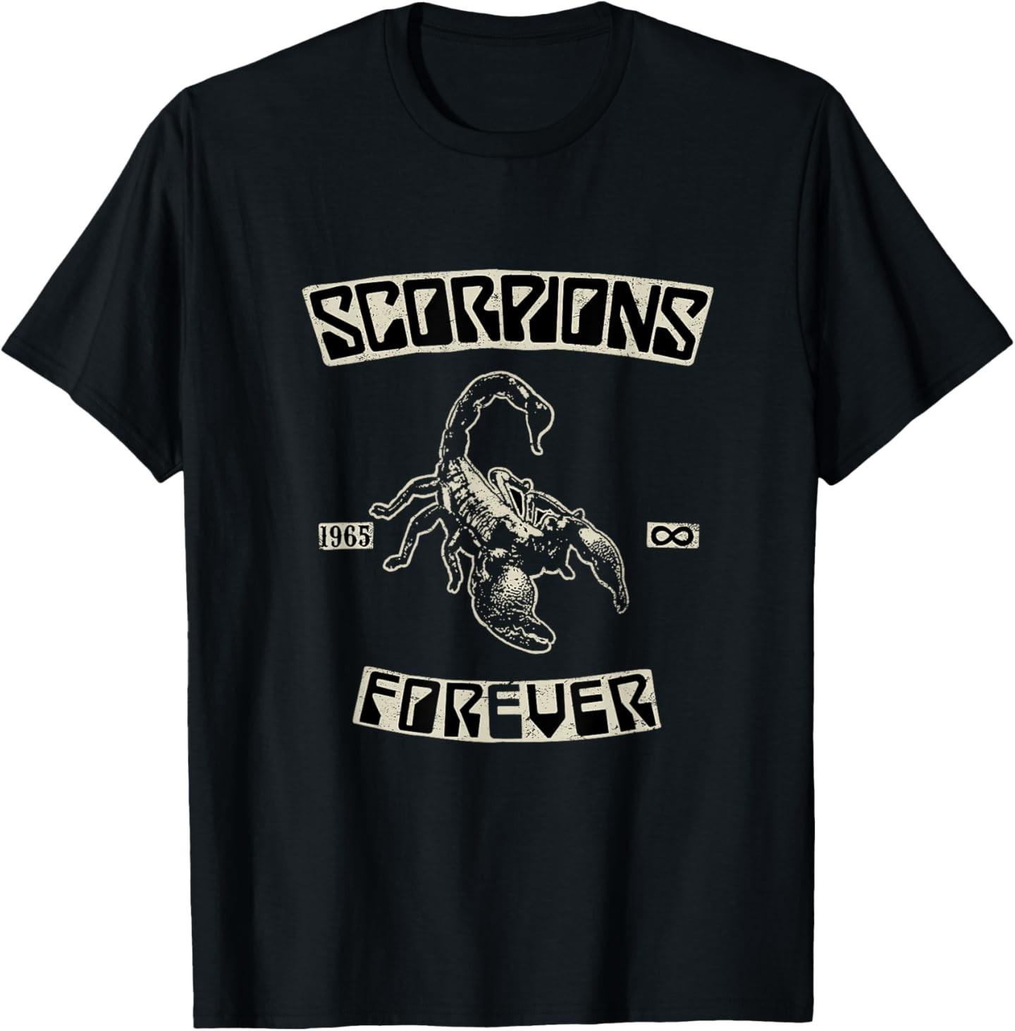 

Official Scorpions Forever Since 1965 Black T-Shirt Mens Womens Tees Top XL