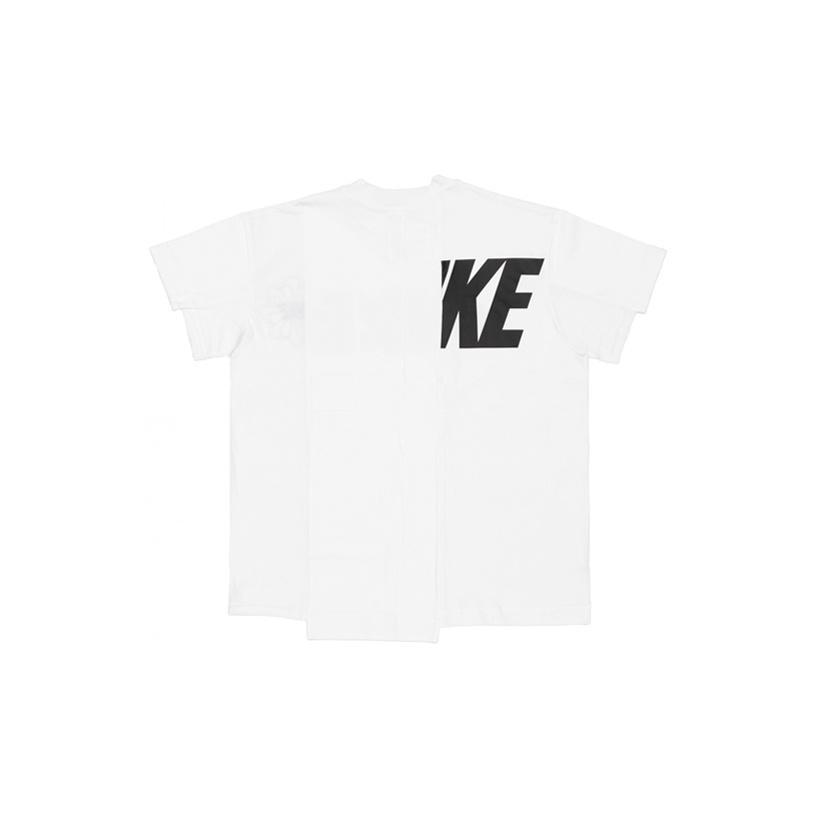 Nike X Sacai Hybrid T-Shirt White Women Tops CD6311-100