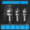 Stainless Steel 90° Single-Edge Chamfering Knife and Deburring Drill.